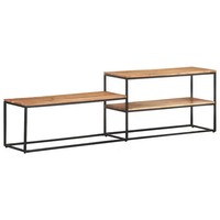 Tv-Schrank Massivholz Akazie 180X30X50 Cm Lowboard Sideboard