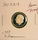 2022 S Roosevelt Dime .999 SILVER Proof FROSTY Coin President Roosie Sweet TuF A
