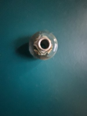 Trollbeads Glasbead Silber 925 wüstenstaub