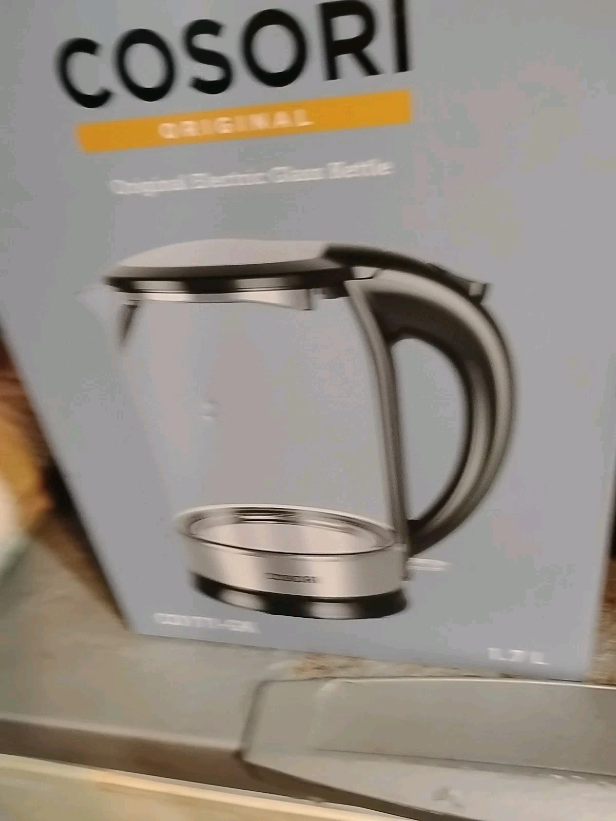 Cosori Electric Glass Kettle 1.7 L CO171-GK New In Box .