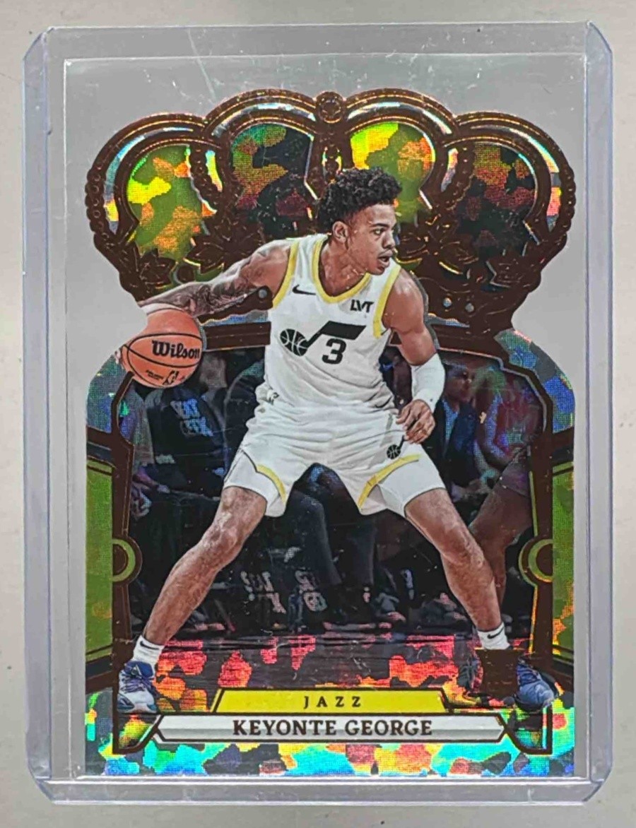 Keyonte George 2023 Panini Crown Royale #92 Crystal Rookie RC