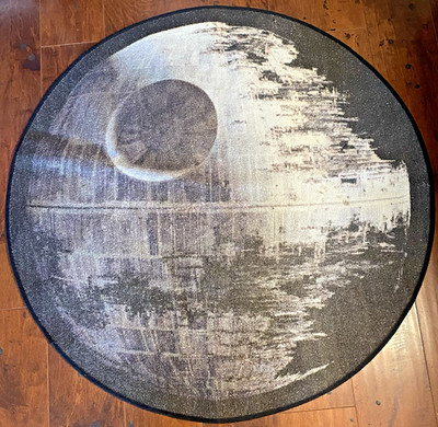 Officially licensed Star Wars Death Star Round Area Rug