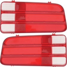 1970 Plymouth Barracuda Cuda Tail Lamp Lenses Rh Lh Pair
