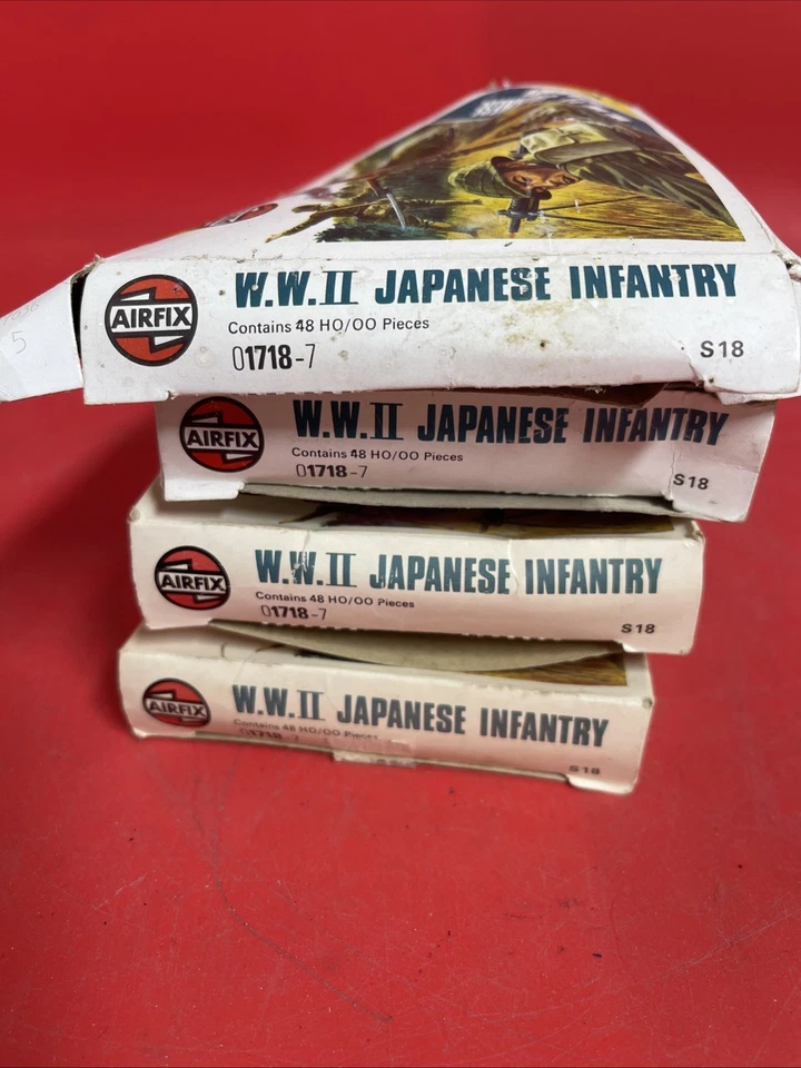 De colección 1975 Airfix Segunda Guerra Mundial Infantería Japonesa #01718-7 S18.  #29 Foto 3 de 4
