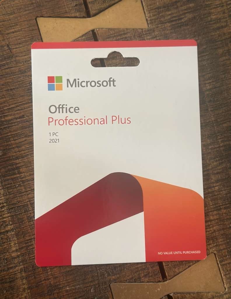 Microsoft Office Professional Plus 2021 - 1 PC Windows - Lifetime - Retail