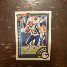 2022 Panini Classics - Legends Wes Welker #126 Blue Back /75