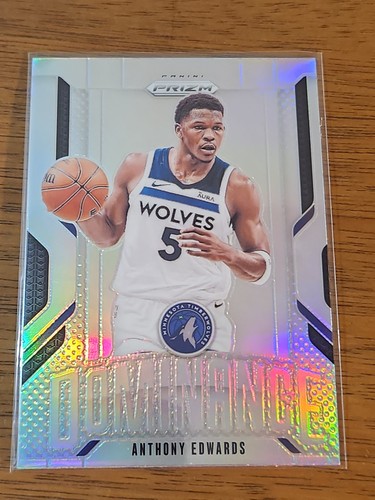 2024-25 Panini Prizm - Dominance Anthony Edwards #9 Timberwolves -Silver Prism