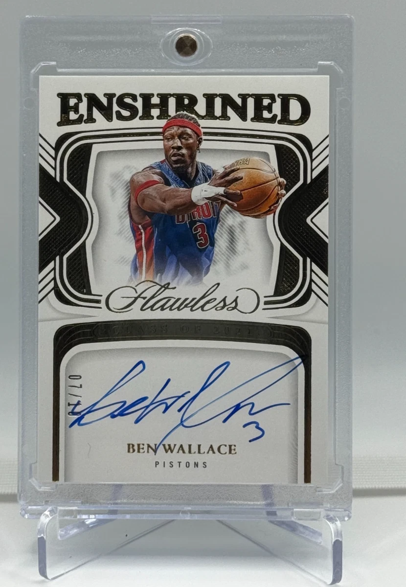 Ben Wallace Basketball Autographed Sports Trading Cards