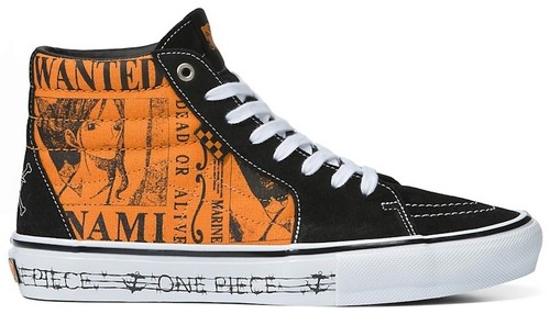 Vans x One Piece Sk8-Hi Punk Hazard Skate Shoe Multicolour Size