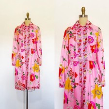 1960s Oscar De La Renta Dress / Oscar De La Renta Boutique / 1960s Dress / L
