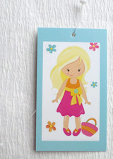 775 GIRL HANG TAGS BOUTIQUE TAGS CUTE PRICE TAGS WITH 775 PLASTIC LOOPS