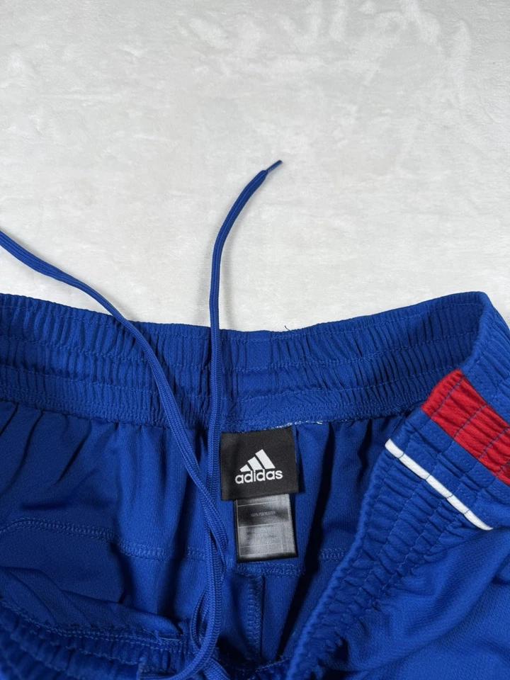 Adidas Kansas Jayhawks Blue Red Basketball Shorts NCAA Sz Large - Image 4 of 4