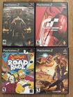 New ListingBundle of 4 PS2 -God Of War, Gran Turismo 3 A-Spec, Jak3, & The Simpsons Rd Rage