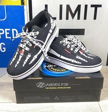 Heelys Pro 20 Youth 2 Roller Skate Shoes Black Skeleton Xray Goth S:8 No TOOL