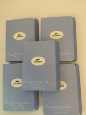 5 LACOSTE INSPIRATION Eau De parfum Samples 2ml .06oz Spray NEW