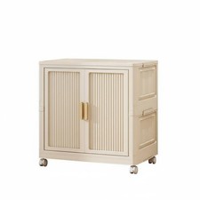 Foldable Storage Cabinet Portable Folding Storage Cabinet with Doors Heavy Duty