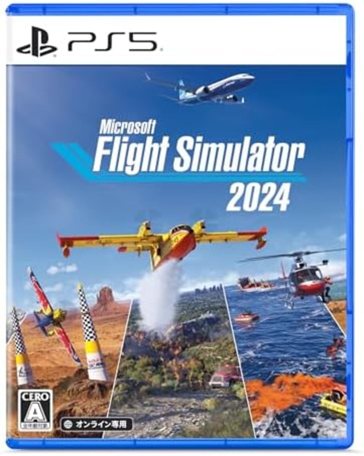 PS5 Microsoft Flight Simulator 2024 Sony PlayStation 5 F/S w/Tracking# Japan New