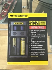 Nitecore SC2 Superb Charger Li-ion, NiMH/NiCd Charger