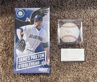 James Paxton Autographed Baseball and SGA Bobblehead with Mariners Authenticated