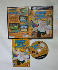 2006 Family Guy Video Game PS2 Sony Play Station Manual Black Label CIB