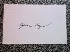 JACKIE HAYES (1906-1983) AUTOGRAPHED 3x5 Card MLB Player 1927-40 White Sox