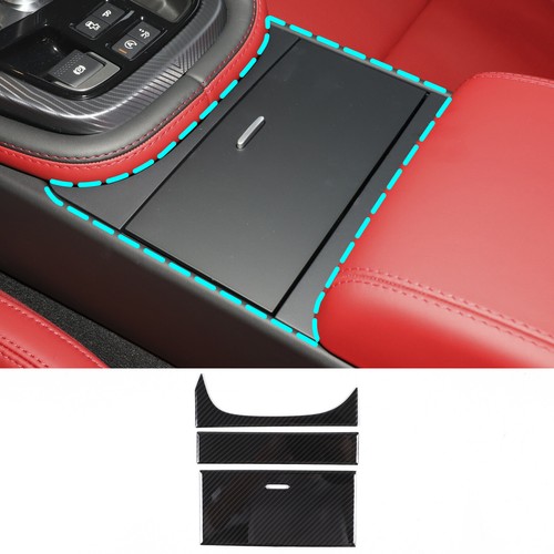 Carbon Optik Mittelkonsole Rahmen Abdeckung Passend für Jaguar F-TYPE 2013-2024