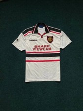 Umbro Manchester United 1997-1998 Away Jersey Polo Sharp Rare Streetwear Size L