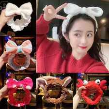 Cute Soft Fleece Spa Hair Band Wrap Headband For Make Up Bath Facial Wash Face