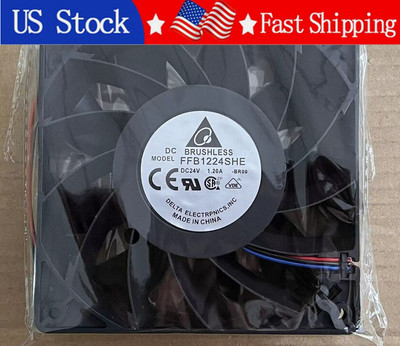 1PCS NEW original FFB1224SHE 24V 12CM 24V 1.20A  power fan FFB1224SHE