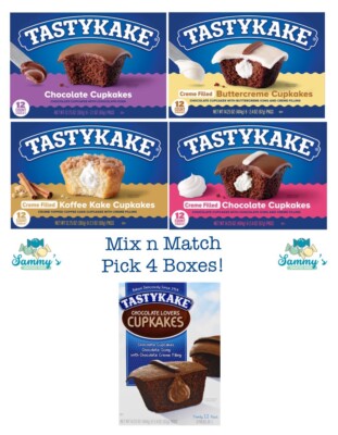 Tastykake Assorted Cupcakes Pick Your Own 4!