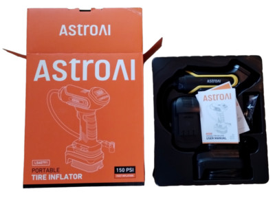 AstroAI Tire Inflator Air Compressor Cordless Car Tire Pump 20V Rechargeable Ion