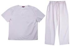 Tropi Mens Scrub Sets - Four Pocket Medical Scrubs Uniform V-Neck with Cargo