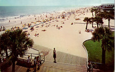 Greetings from Myrtle Beach South Carolina - View from Boardwalk - Posted 1965