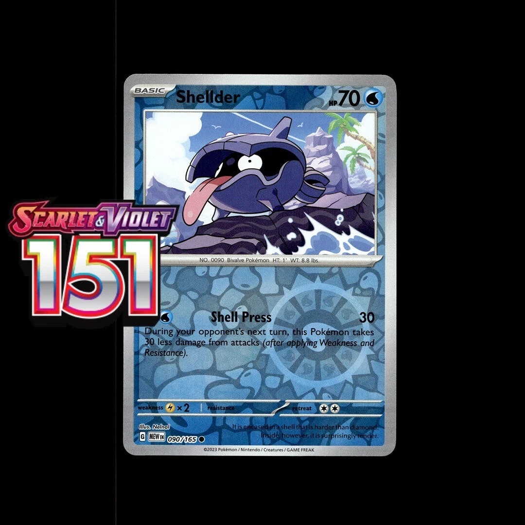 Shellder 090/165 Sv: Scarlet & Violet 151 for sale | eBay
