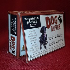 MAGNETIC POETRY KIT 240 Puppy Dog Lover 2003 Fridge Refrigerator Word Magnet