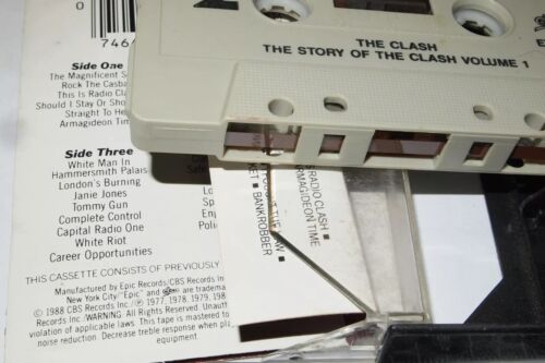 the clash story of the clash volume 1 - cassette 1988 - 2 tapes w/cases - Picture 3 of 6