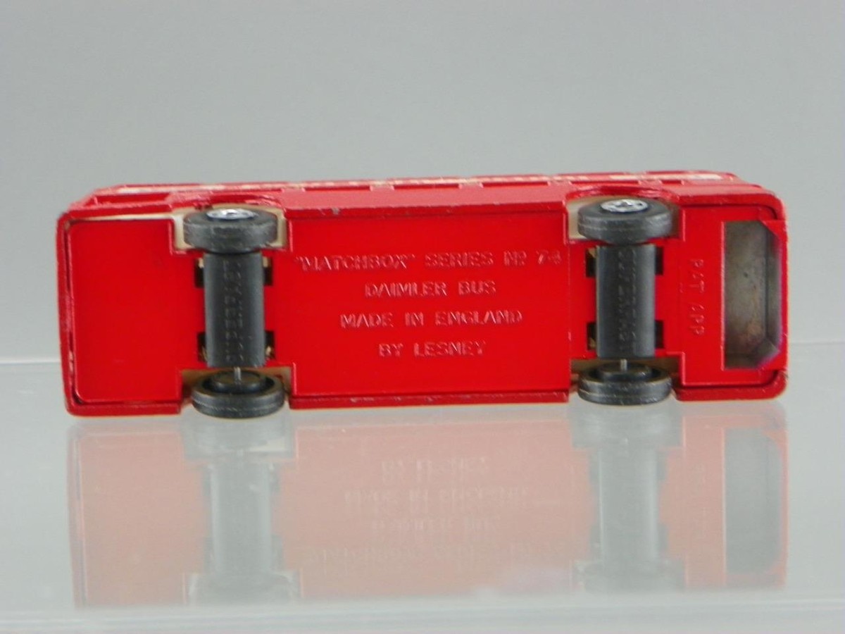 Vintage 1960s Matchbox Lesney No.74 Diecast Red Esso Extra Petrol