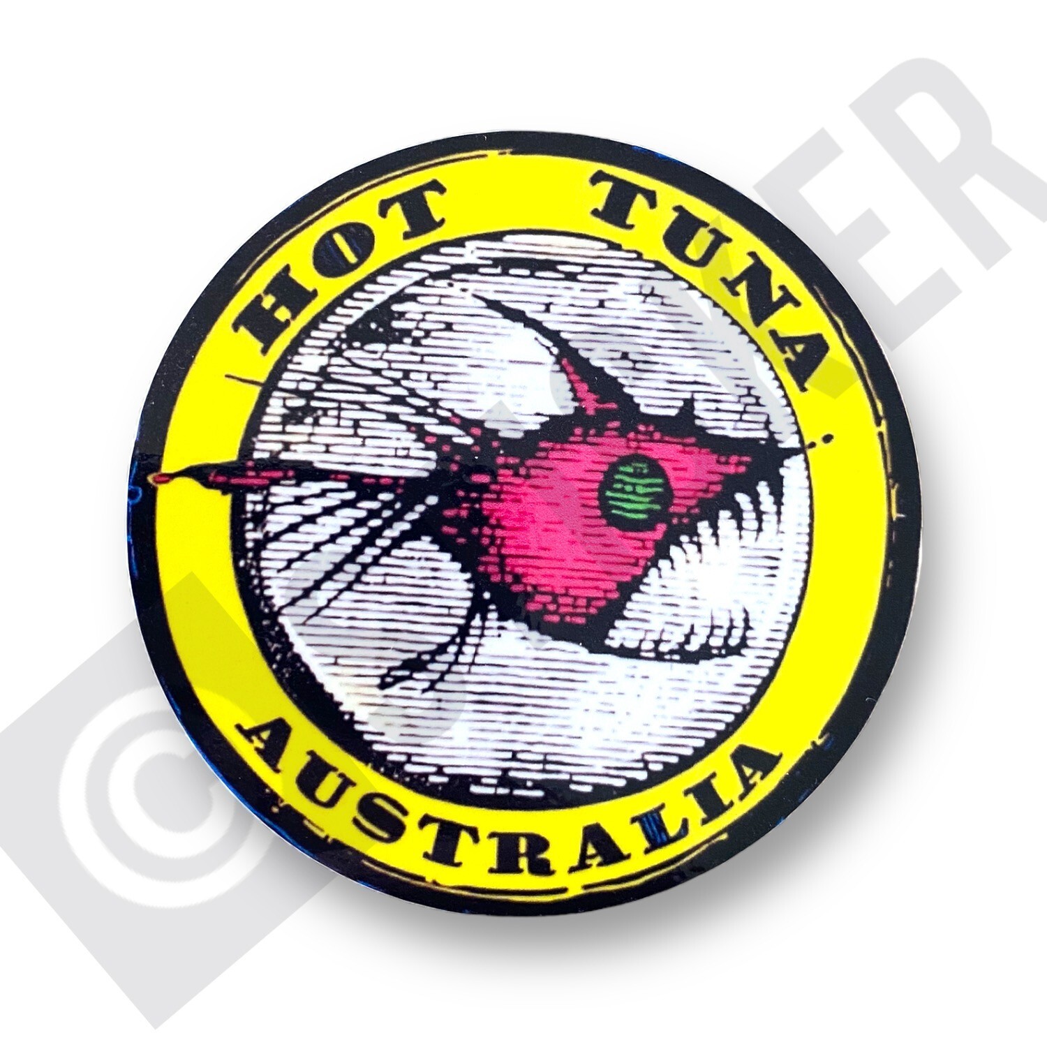 1980s Hot Tuna Sticker Classic Premium Quality Vintage Surf Decal Surfing Camper