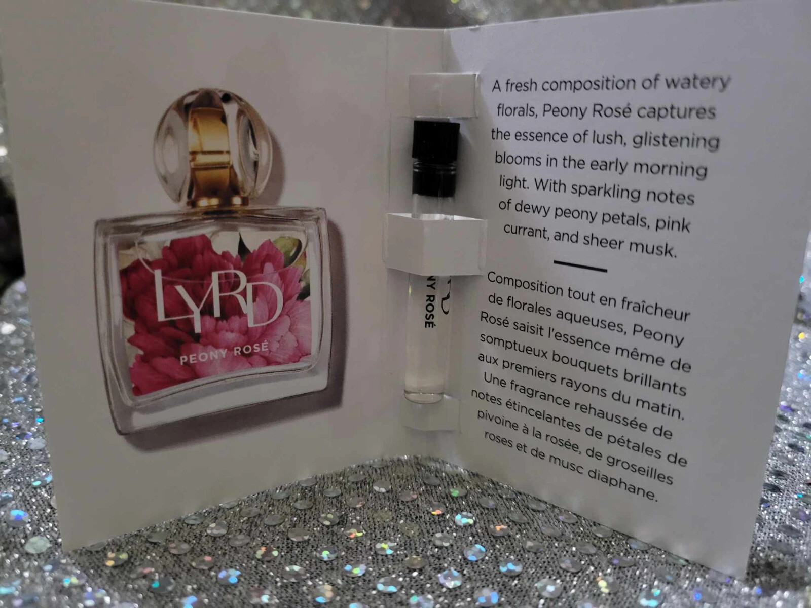 Avon FLOURISH PEONY ROSE  X12  Glass Vials of Perfume ~NEW~  NEXT DAY SHIPPING