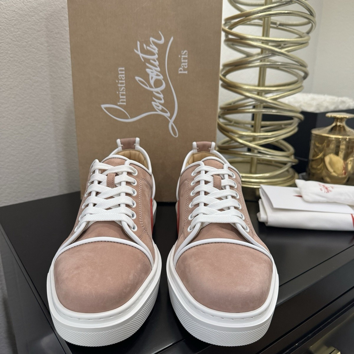 Christian Louboutin Adolon Donna Sneaker Pink/Nude 40