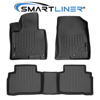 SMARTLINER Custom Fit Floor Mats 2 Row Liner 2023-2025 Kia Sportage (Non-Hybrid)