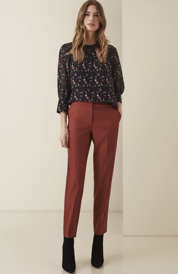 Reiss Ella floral blouse top UK 6 eBay