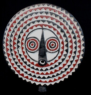 Art Afrikanisch tribal Sun Maske - Sonne Ethnische Gruppe Bobo Burkina Faso - 44