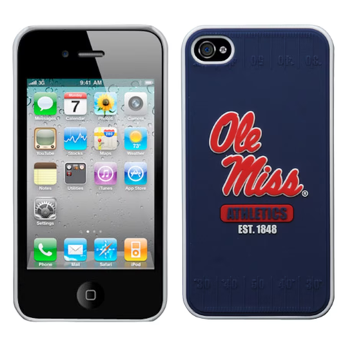 1 Forever Collectibles Ole Miss Rebels Oversize Logo iPhone 4 Hard Case