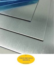 Lastra Lamiera Lamina Acciaio Inox Aisi 304 Satinato mm 0,6x500x500 c/pelabile 