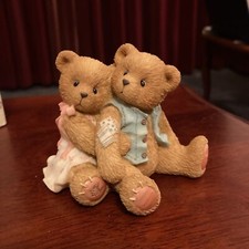 Cherished Teddies 128015 Seth & Sarabeth Hugging  Boxed