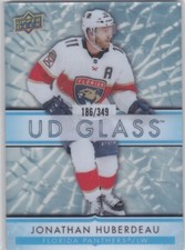 2021/22 UD OVATION..JONATHAN HUBEREAU..UD GLASS../349..CARD # GS-20..PANTHERS