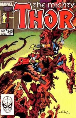 Thor (1962) # 340 (6.0-FN) Beta Ray Bill, Surtur 1984