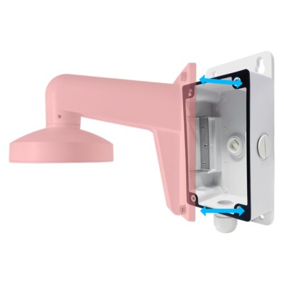 Hikvision DS-1273ZJ Turret Camera Wall Mount Back Box for Hikvision Wall Mount