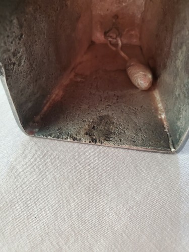Antique Silver (.900) Ancient Builder Pyramid & Inca Maya Aztec Mexico Bell 132g - Picture 8 of 11